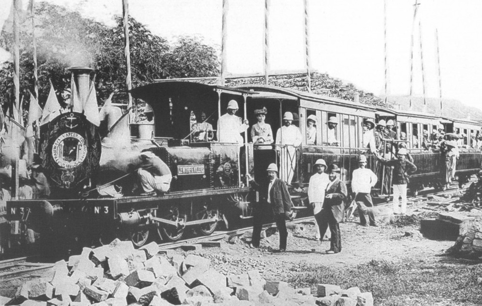 Saigon–Chợ Lớn “high_road”_steam tramway line on 27 December 1881