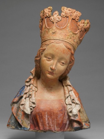 Bust of the Virgin in Terracotta
