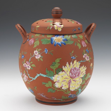 Wedgwood Rosso Antico Potpourri Jar