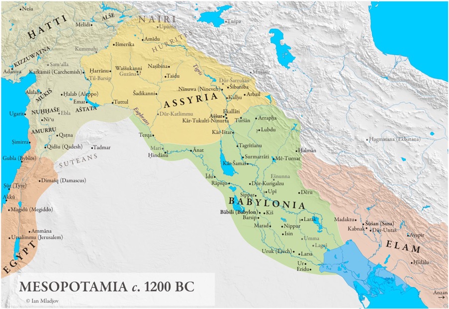 Mesopotamia 1200 BC